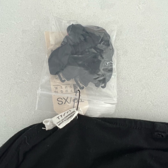 Garage XS Black Mini Dress w/ detachable straps - Picture 3 of 4